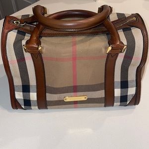 Authentic Burberry Bowling Bag
